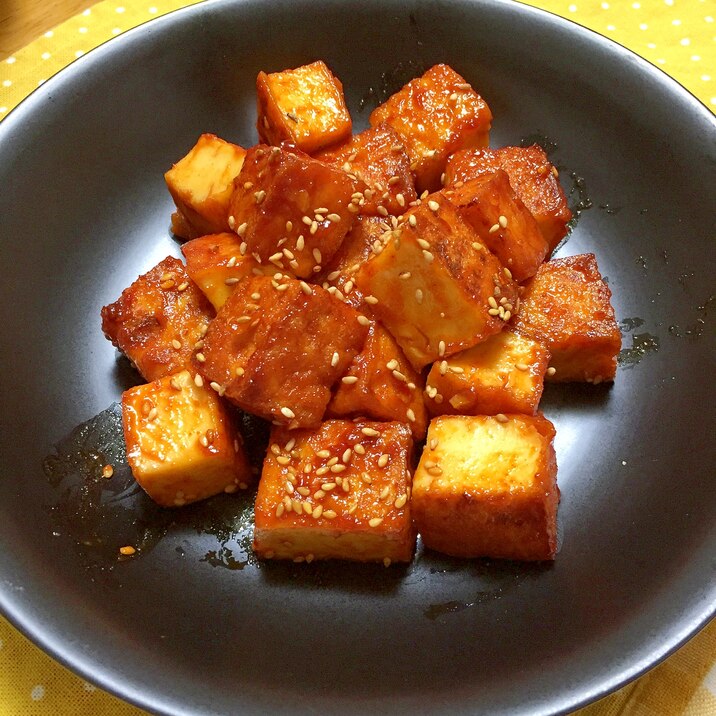 ご飯にもビールにも合います!ヤンニョム厚揚げ♪